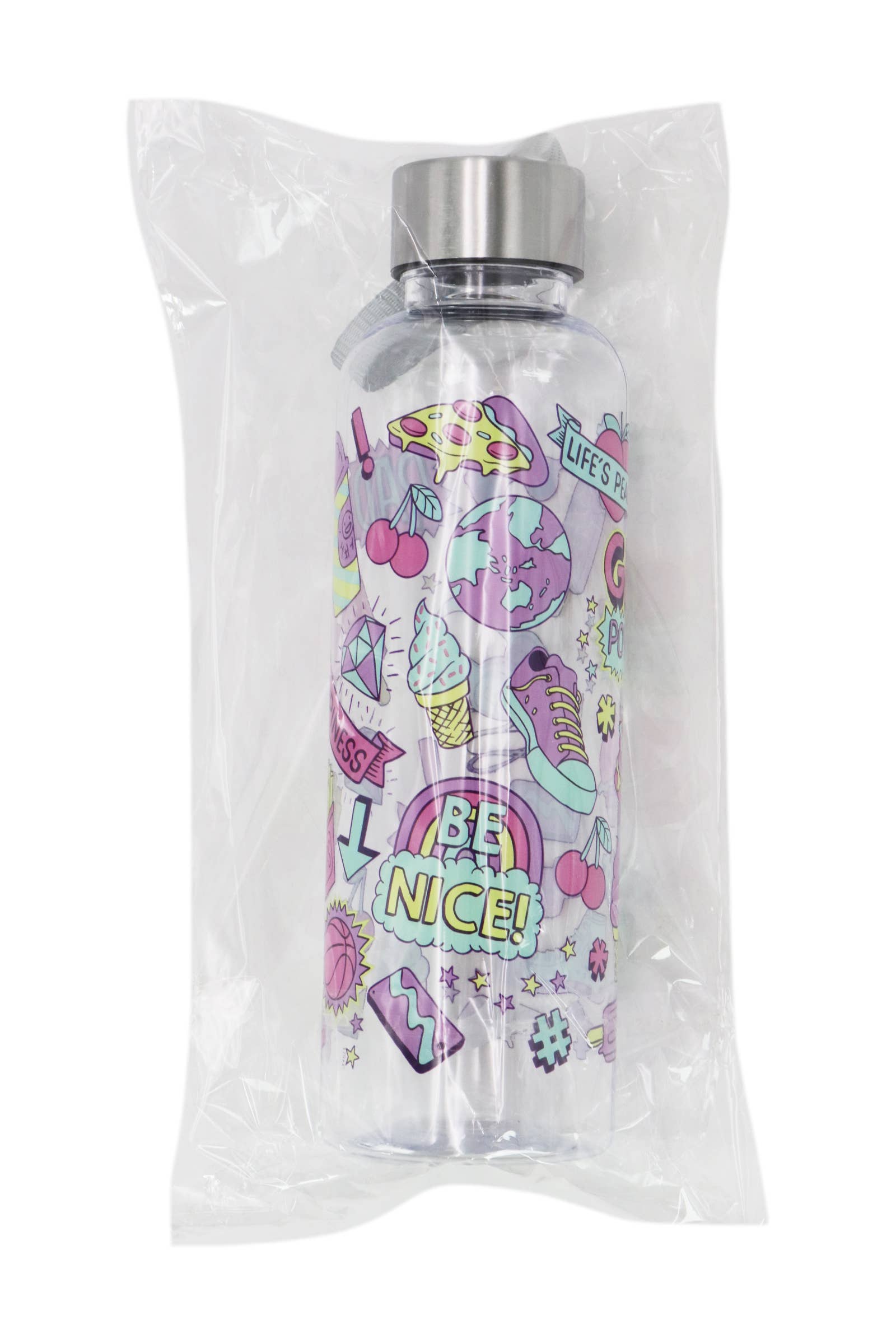 Motivational Positive Slogan Clear Tumbler Cup