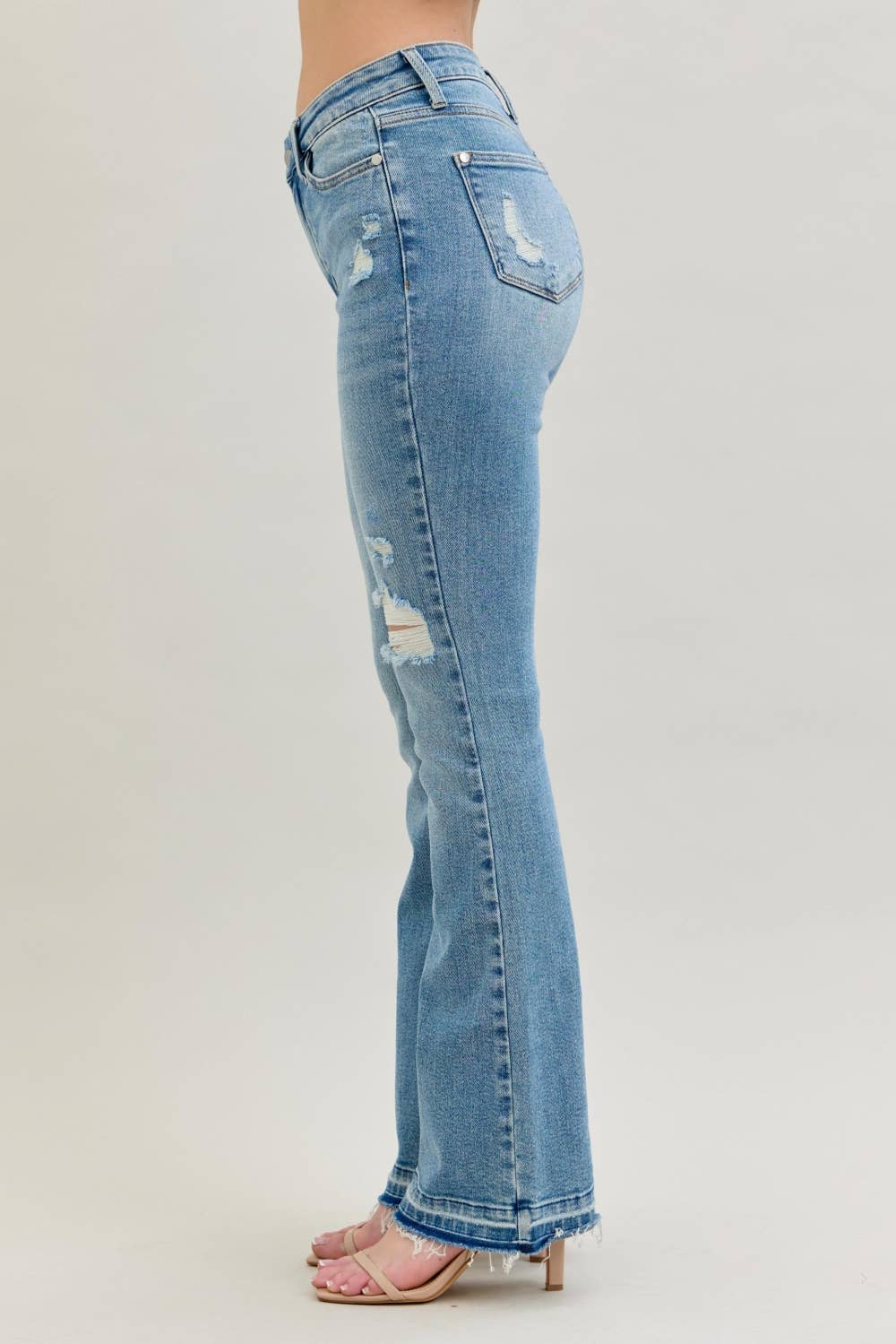 MR Destroy & Released Hem Bootcut