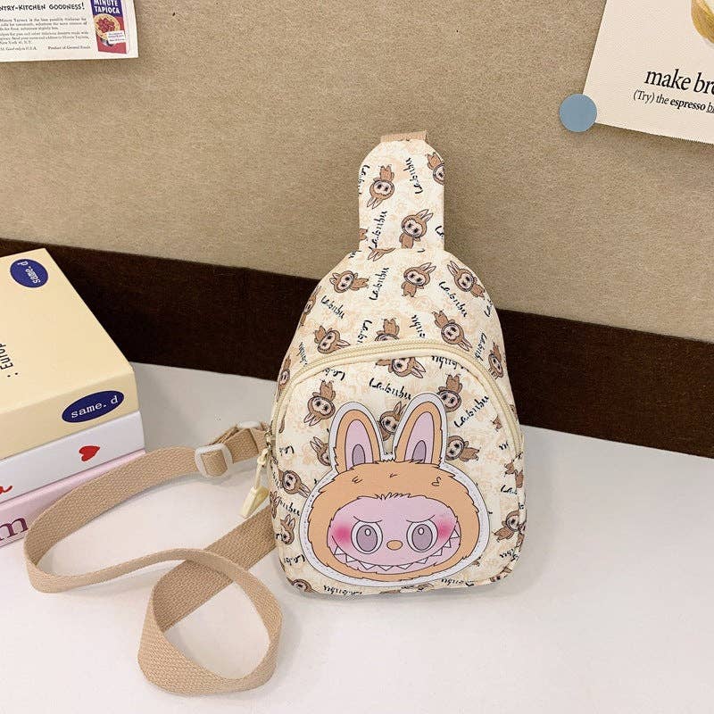 Children's cute monster chest bag cartoon crossbody bag