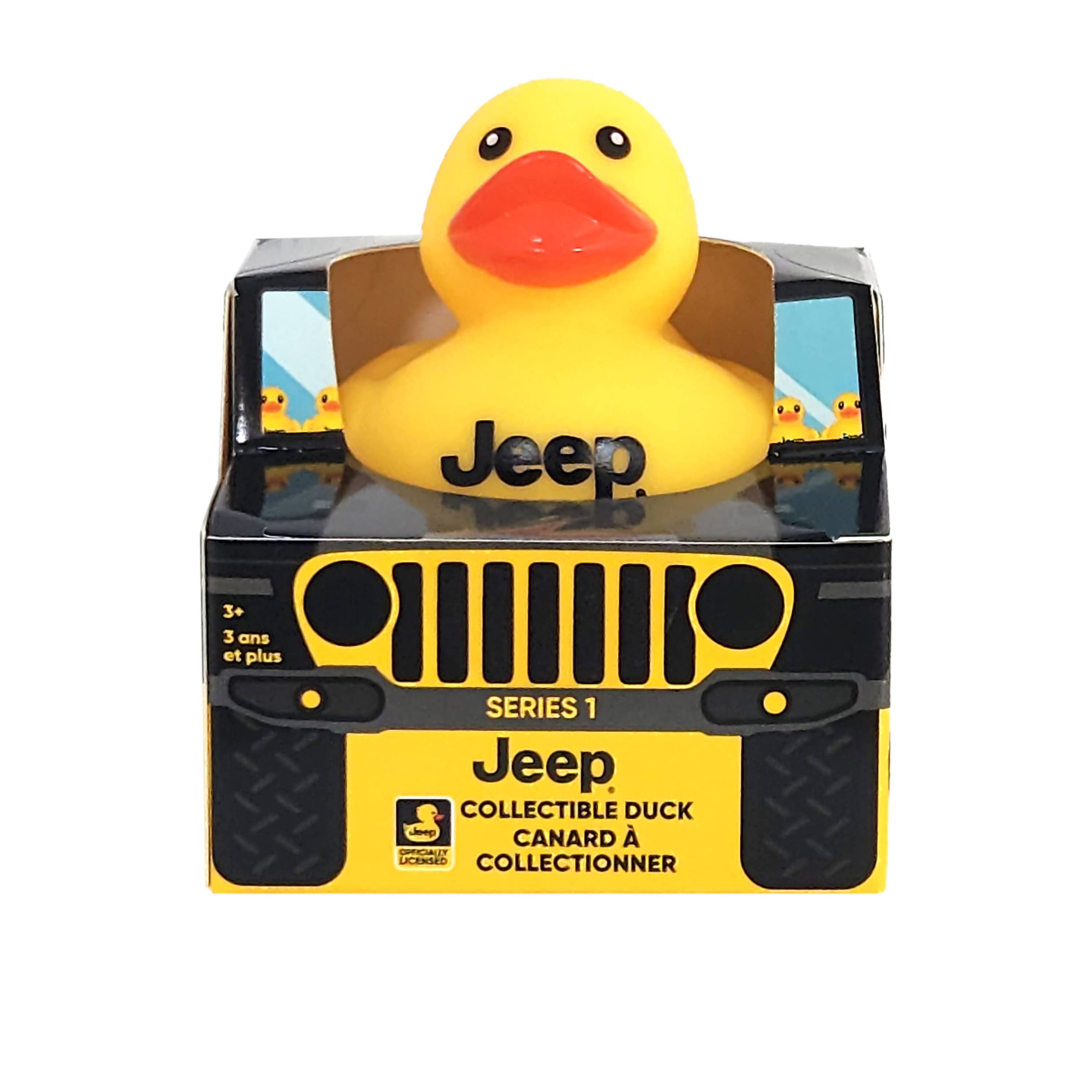 Jeep® Branded Ducks 2" Vinyl Paper Jeep 4x4 Box in Display