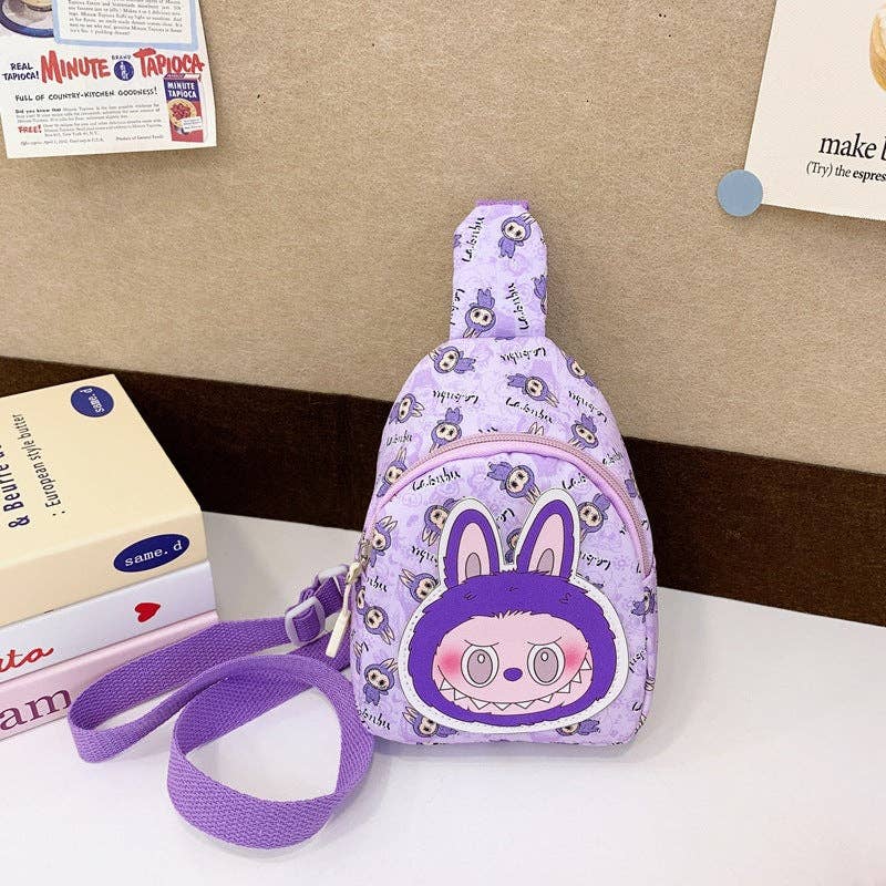 Children's cute monster chest bag cartoon crossbody bag