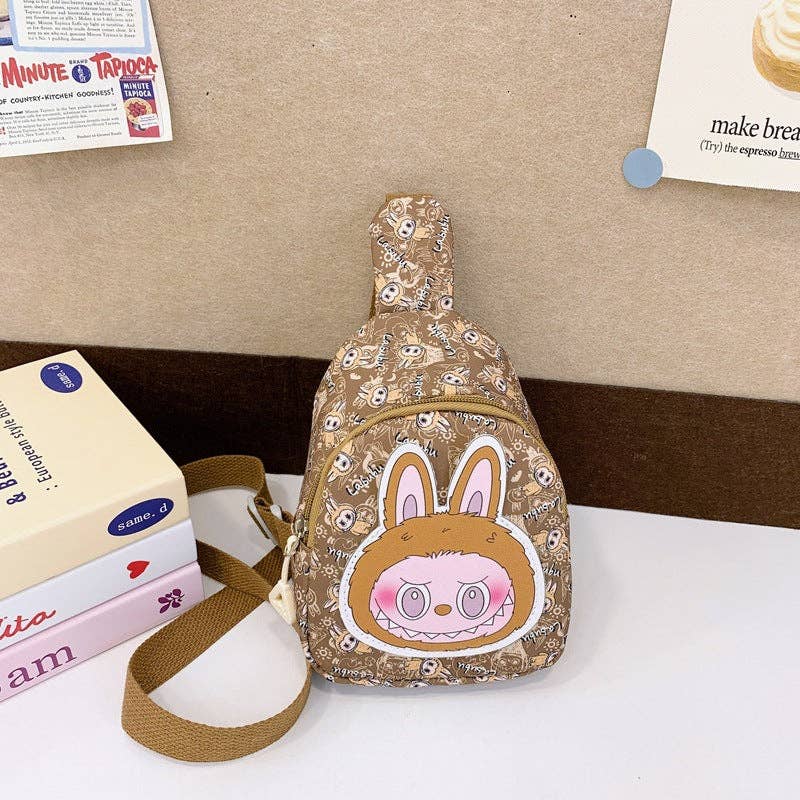 Children's cute monster chest bag cartoon crossbody bag