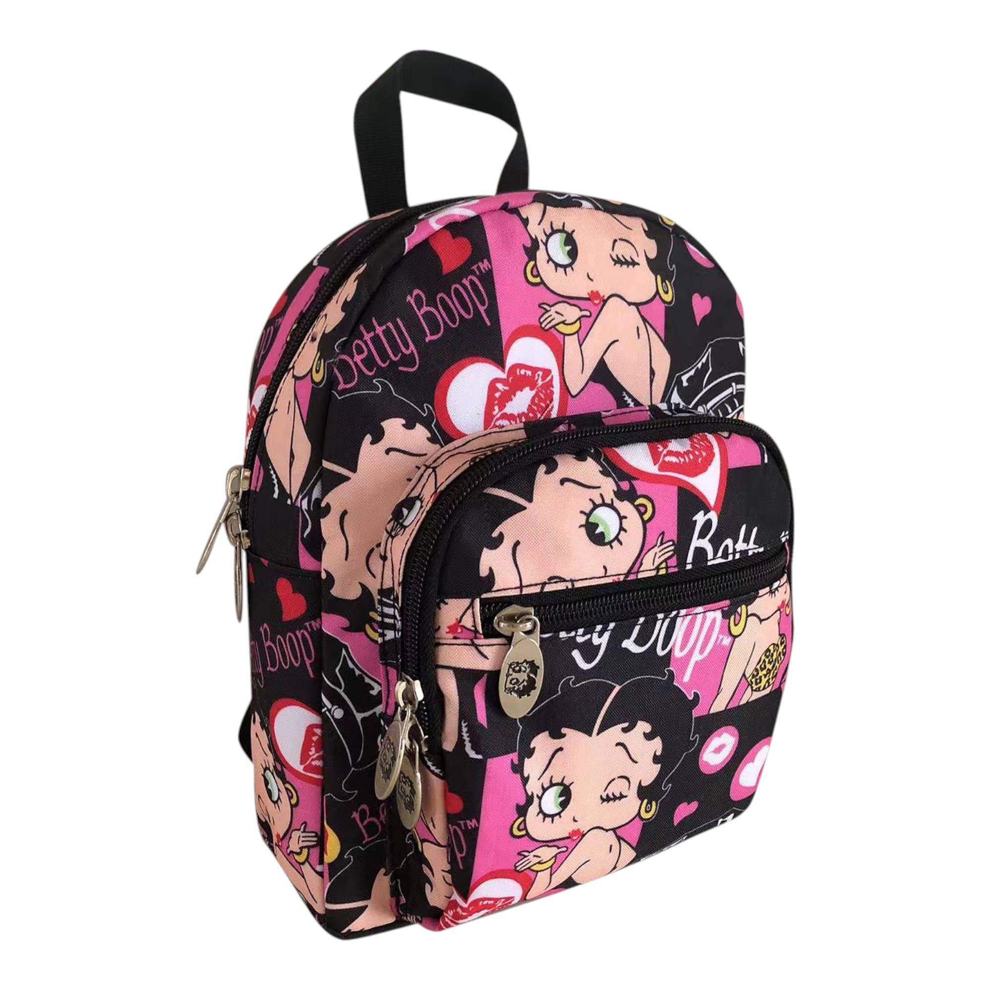 Betty Boop Zipped Mini Backpack