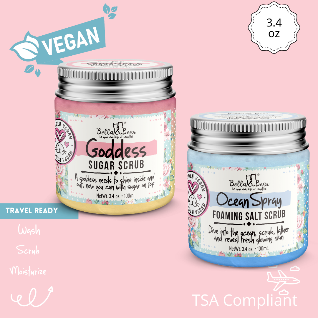 Goddess Sugar Scrub, Body Scrub Mini | Gift | Travel Size