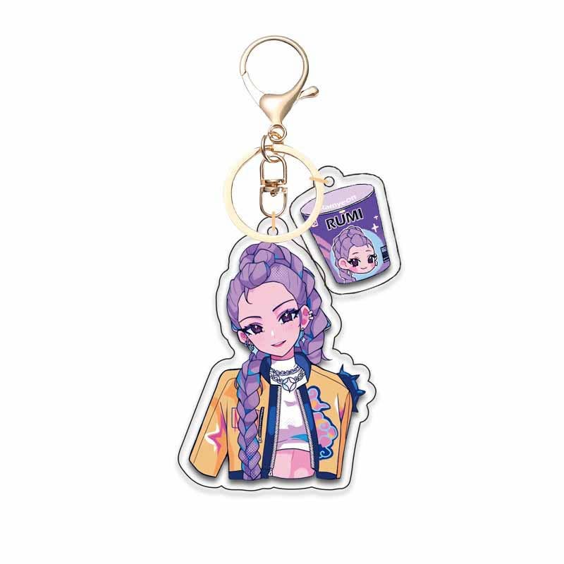 KDH K-pop inspired acrylic mini character keychain pendant