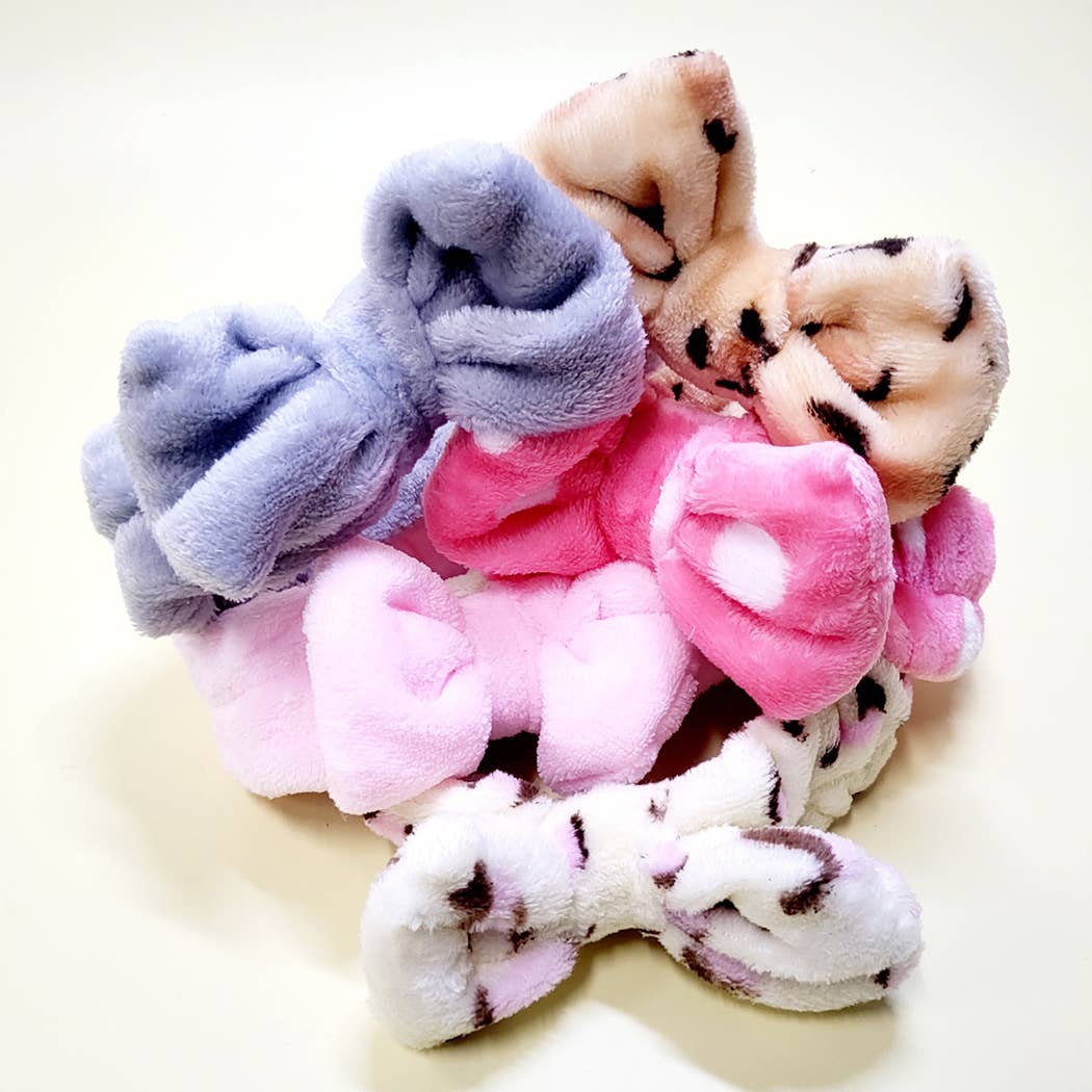Assorted Plush Beauty Spa Headband