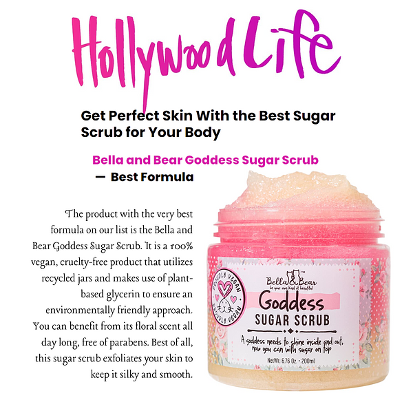 Goddess Sugar Scrub, Body Scrub Mini | Gift | Travel Size