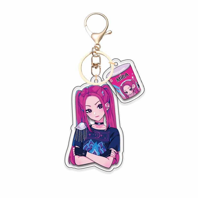 KDH K-pop inspired acrylic mini character keychain pendant