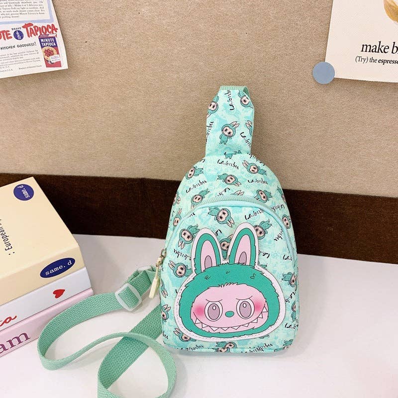 Children's cute monster chest bag cartoon crossbody bag