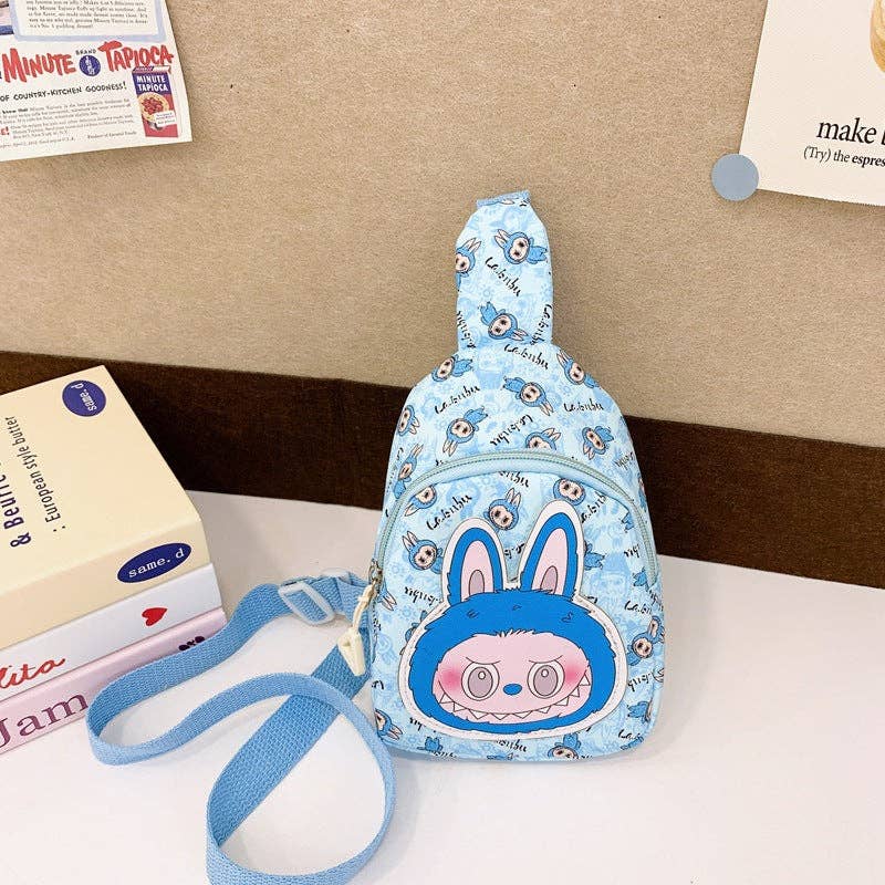 Children's cute monster chest bag cartoon crossbody bag