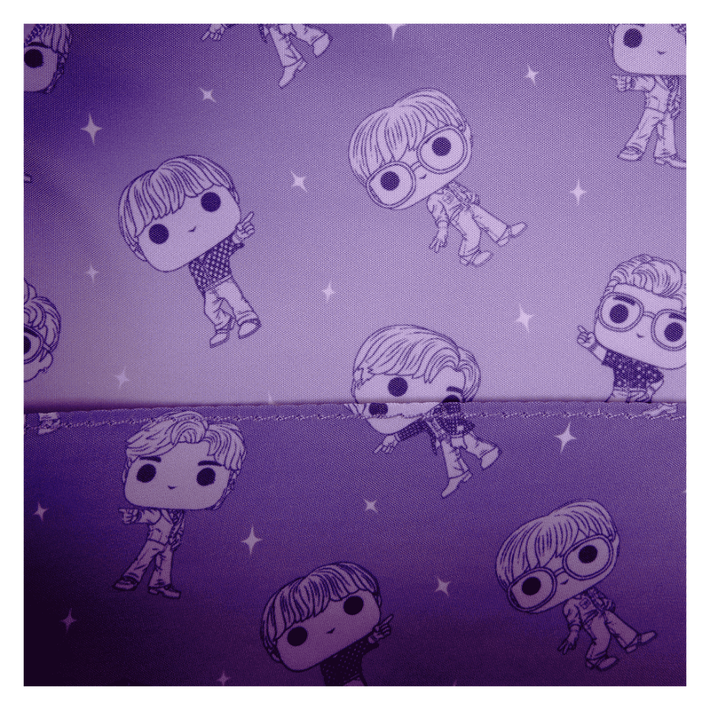 BTS Iridescent Quilted Mini Loungefly Backpack