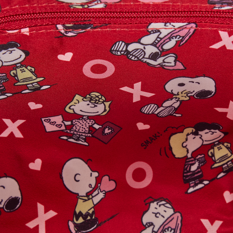 Peanuts Snoopy Valentine's Day Charm Crossbody Bag NEW