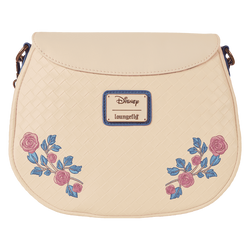 Sleeping Beauty Princess Aurora & Prince Phillip Floral Crossbody Bag