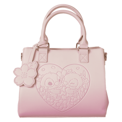 Stitch & Angel Cherry Blossom Heart Crossbody Bag
