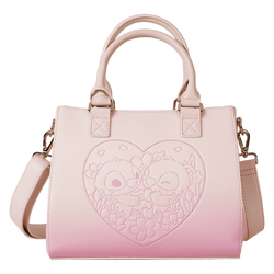 Stitch & Angel Cherry Blossom Heart Crossbody Bag