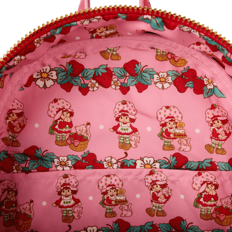 Strawberry Shortcake Denim Gingham Mini Backpack