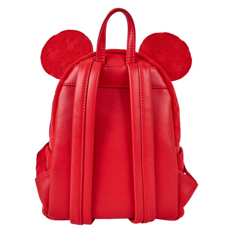 Mickey Mouse All-Over Print Plush Burnout Mini Backpack