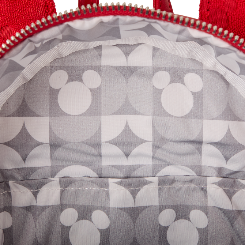 Mickey Mouse All-Over Print Plush Burnout Mini Backpack