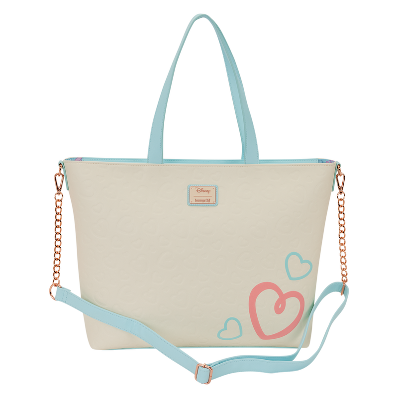 Loungefly Disney Lilo & Stitch Angel & Stitch Valentine's Day Cake Tote Bag
