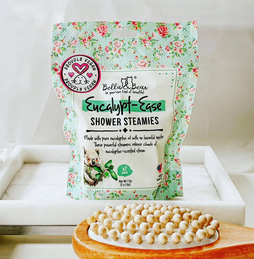 Eucalypt-Ease Eucalyptus Shower Steamers 7 Pack | Cute Gift