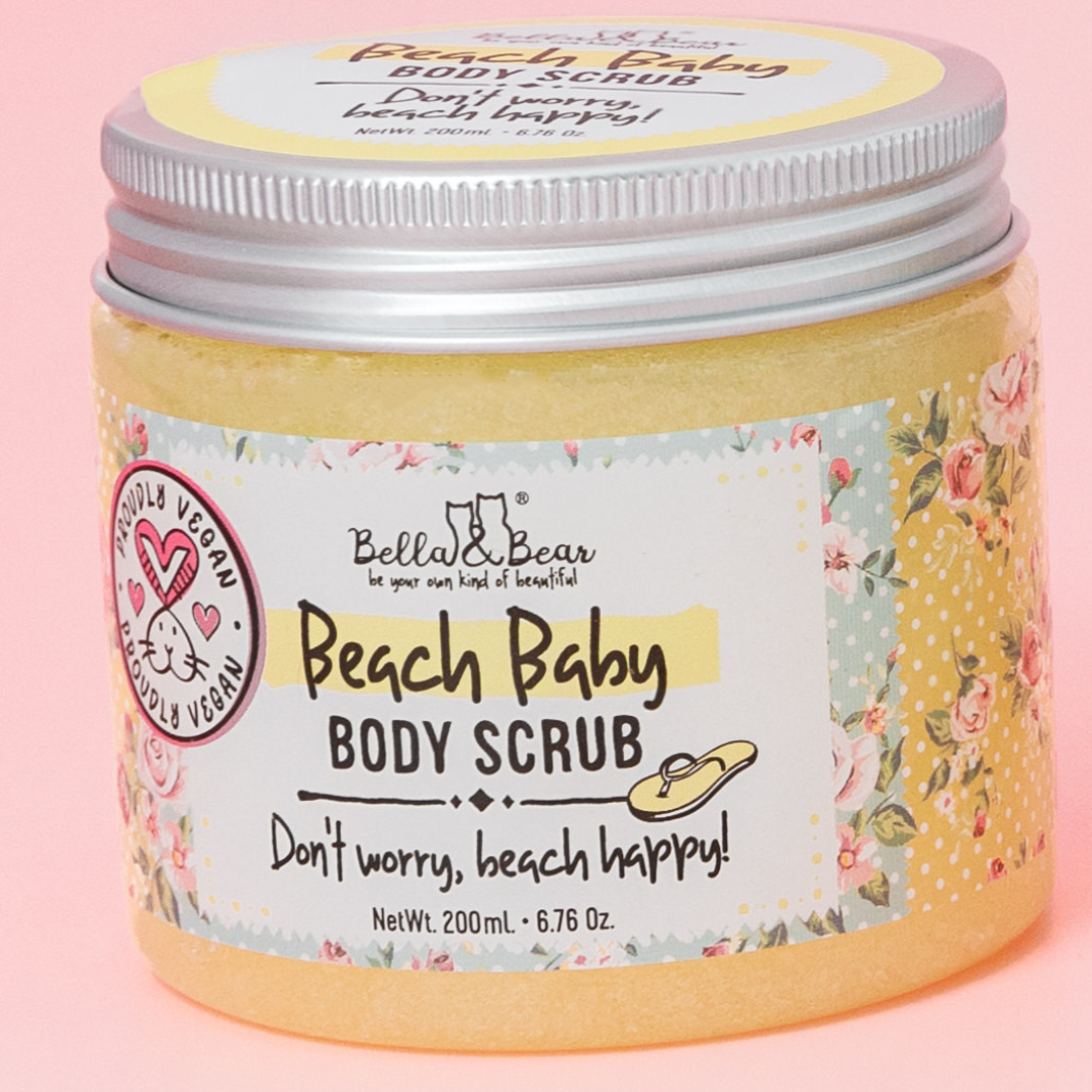 6.7oz Beach Baby Body Scrub | Body Wash | Moisturizer