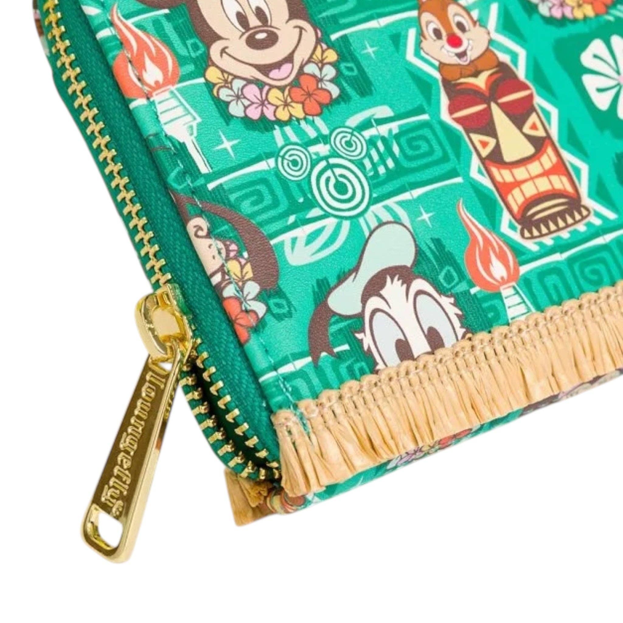 Grotto Treasures Exclusive - Loungefly Disney Mickey and Friends Tiki Wallet